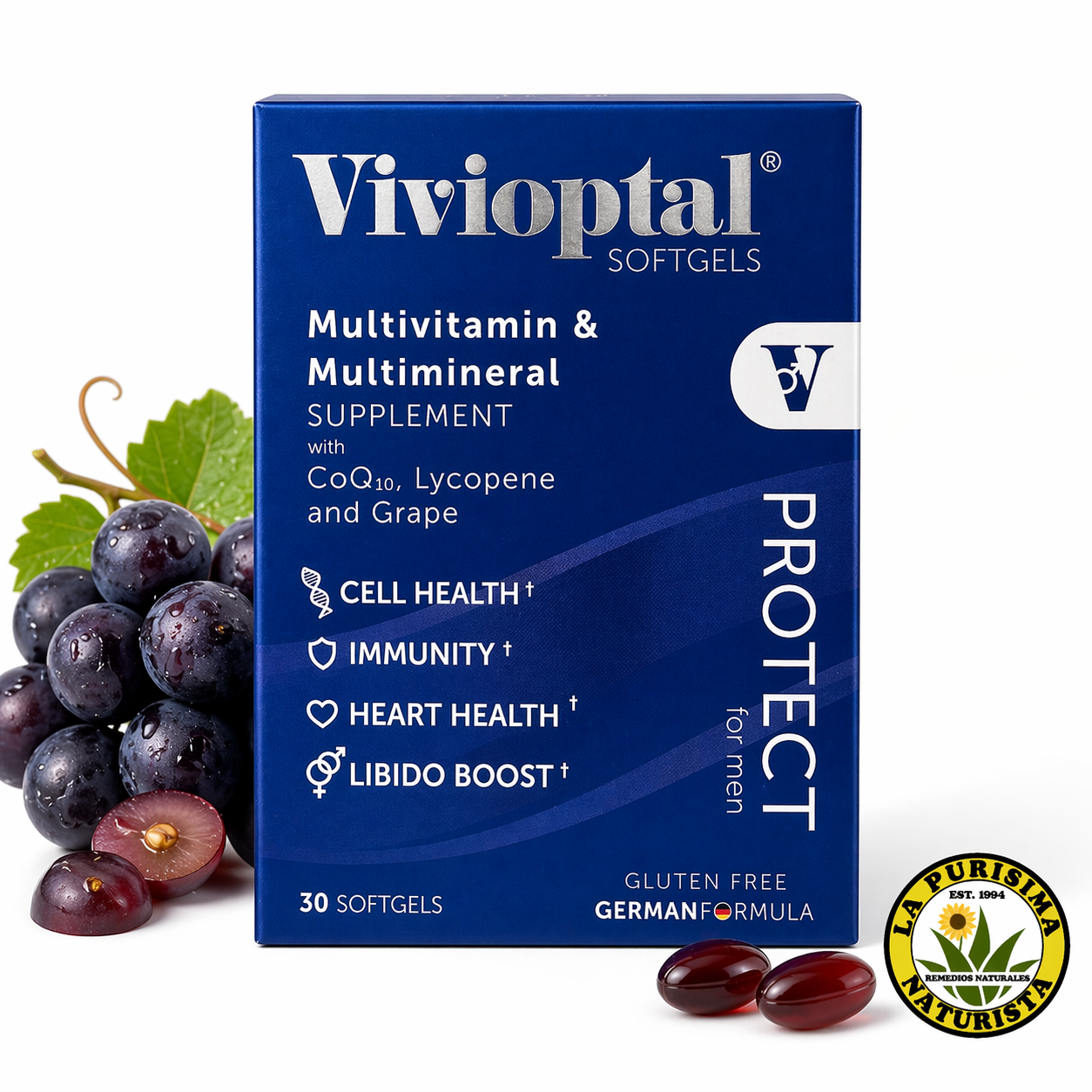 Vivioptal Protect for Men 30 Softgels