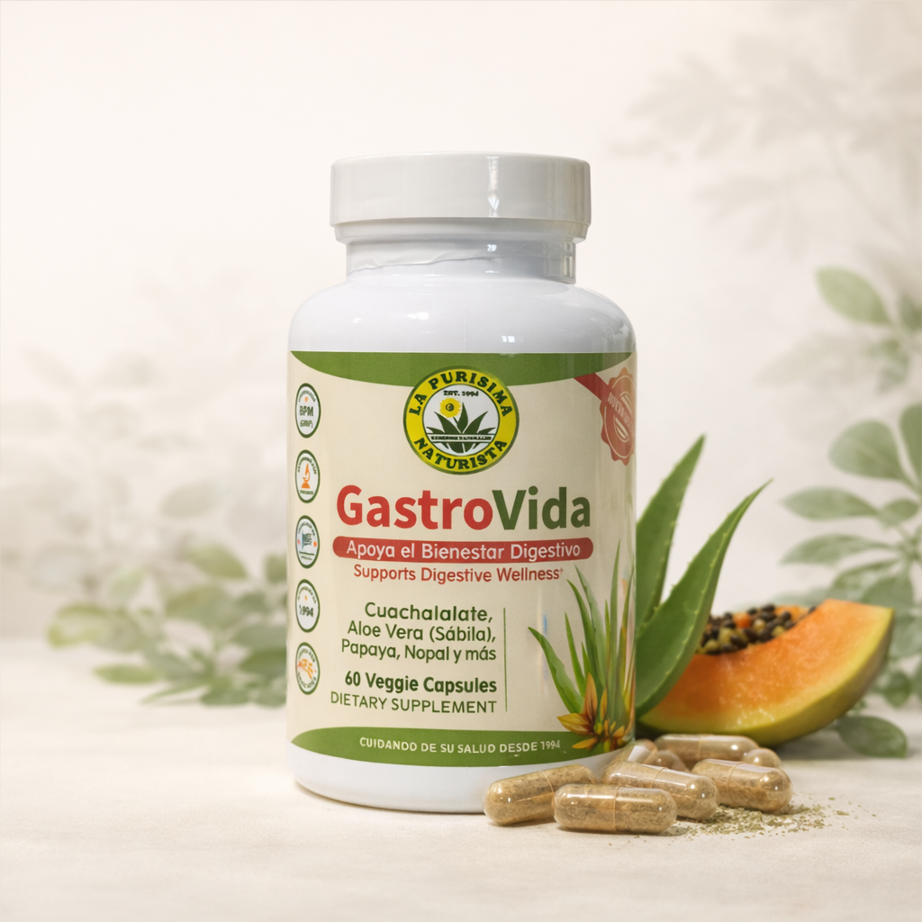 GastroVida Apoyo Para el Bienestar Digestivo 60 Veggie Caps