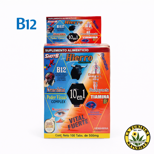 HIERRO 10 EN 1 CON 100 TABLETAS