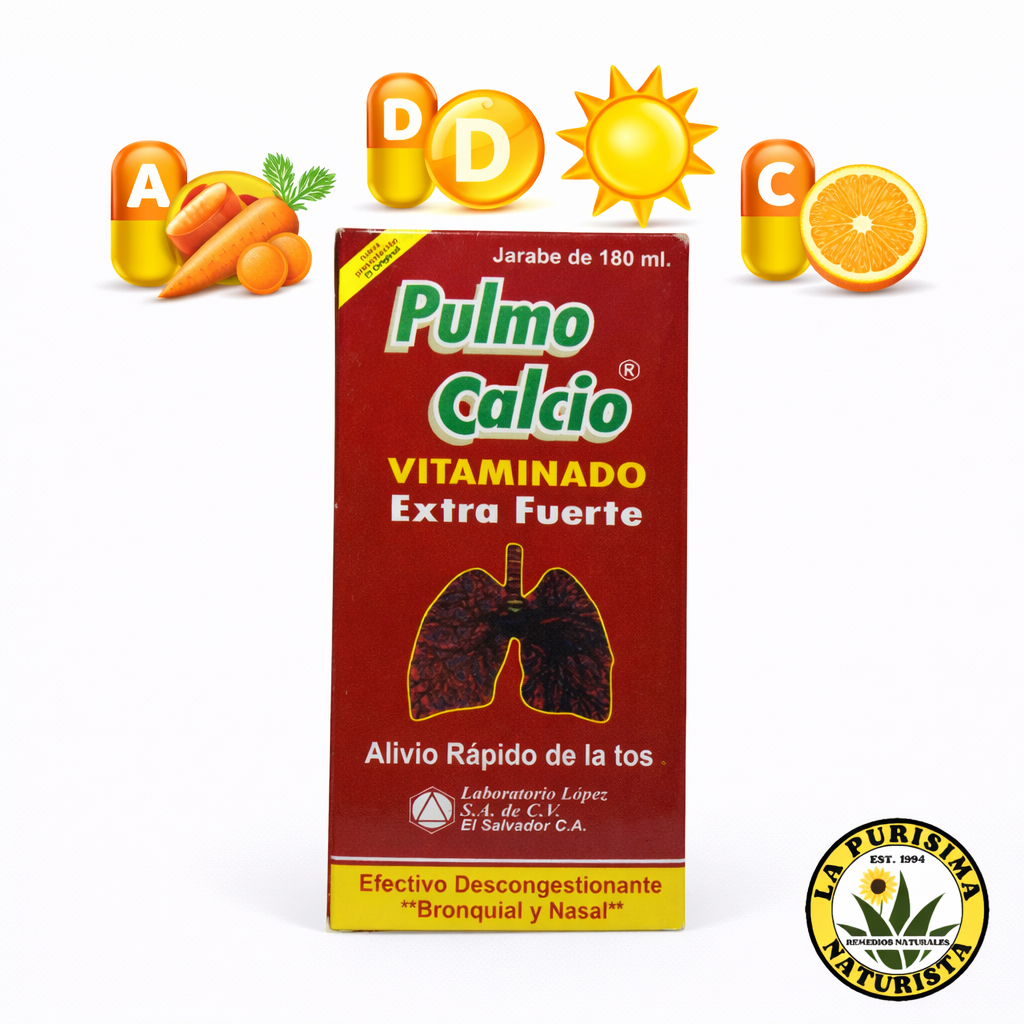 PULMO CALCIO VITAMINADO EXTRA FUER-TE 180 ML