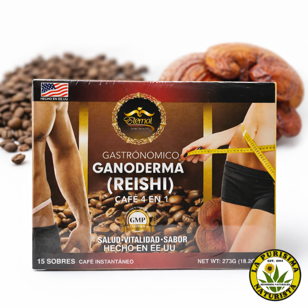 CAFE GOURMET GANO DERMA  4 EN 1 CAJA CON 15 SOBRES