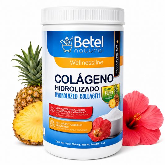 Hydrolyzed Collagen Pineapple (Piña) Flavor 14 oz – Collagen Supplement