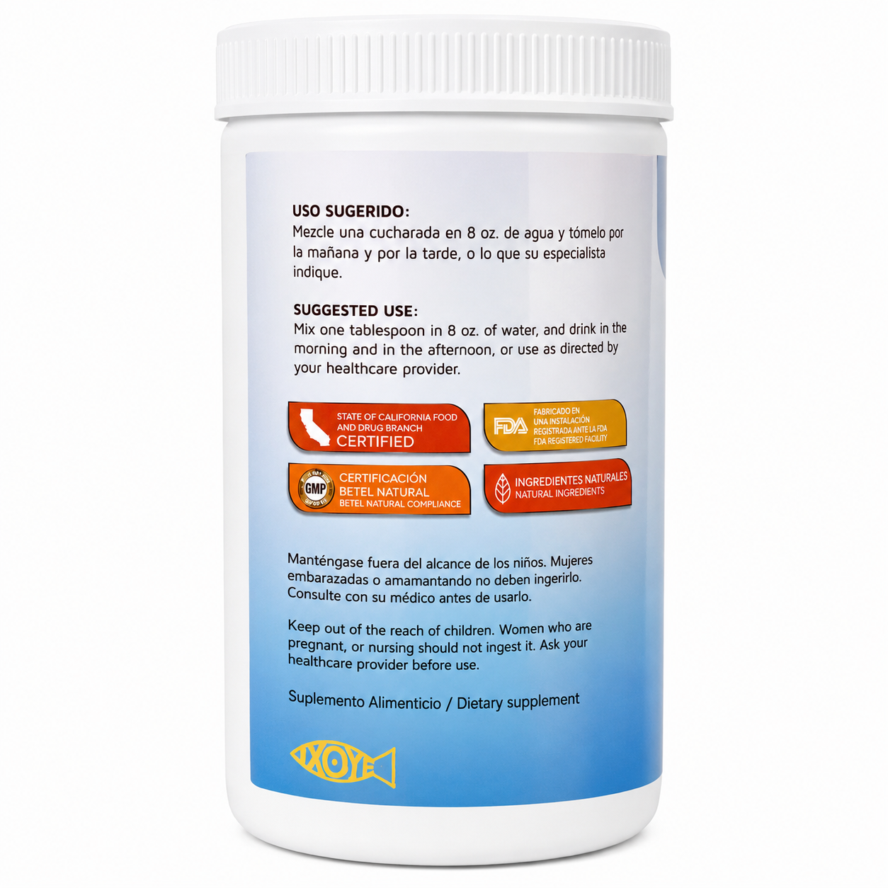 Hydrolyzed Collagen Pineapple (Piña) Flavor 14 oz – Collagen Supplement