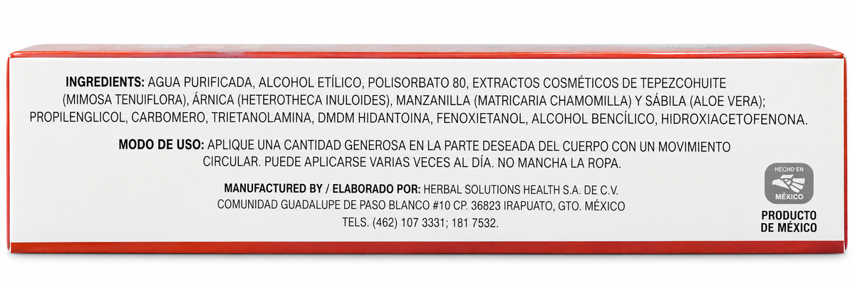 Gel de Tepezcohuite 150 g