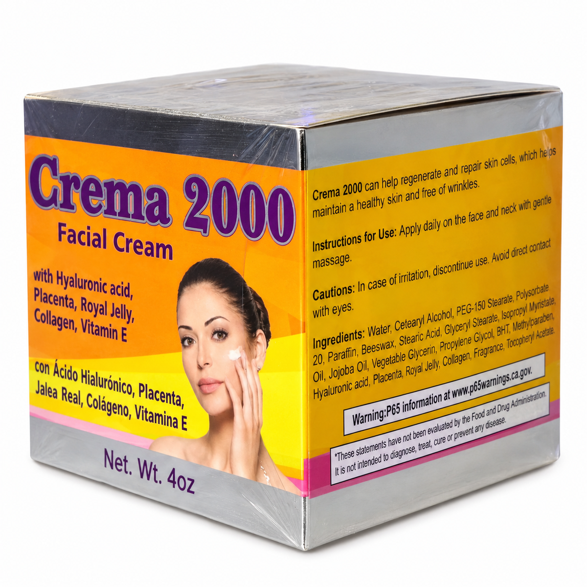Crema Facial 2000 Hidratante 4 oz