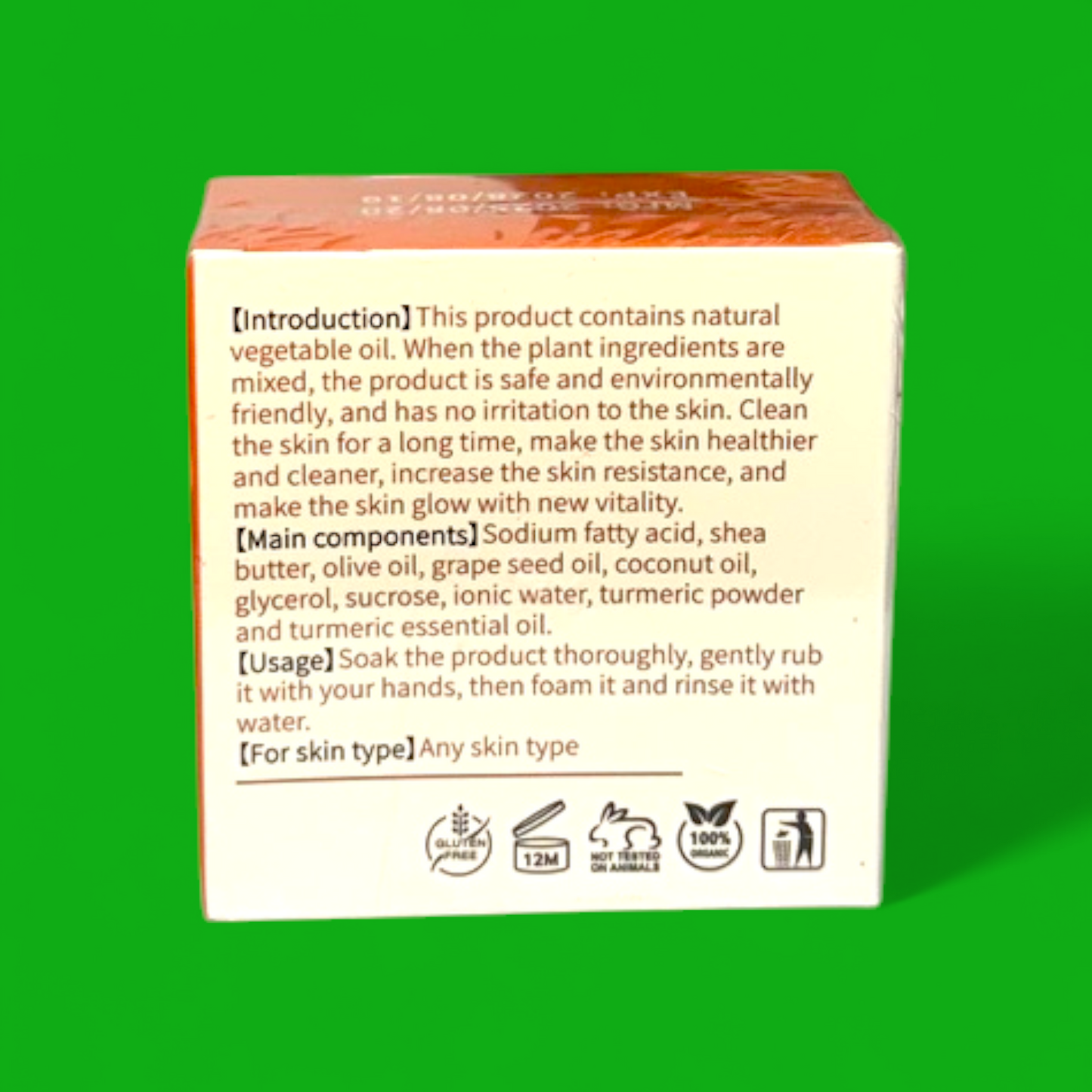 TURMERIC (CURCUMA) PLANT ESSENTIAL OIL SOAP 100 GR