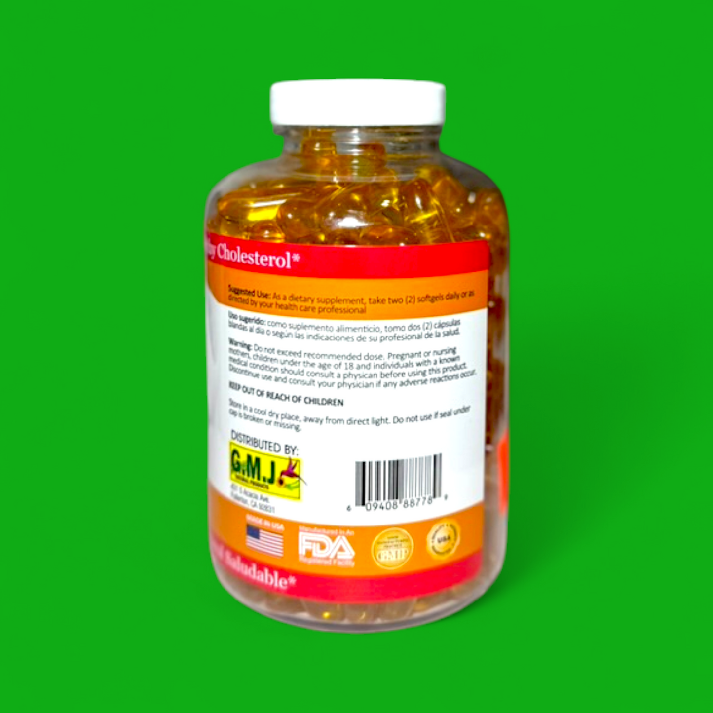 OMEGA CON AJO 3-6-9 ODORLESS 200 SOFTGELS (GMJ)