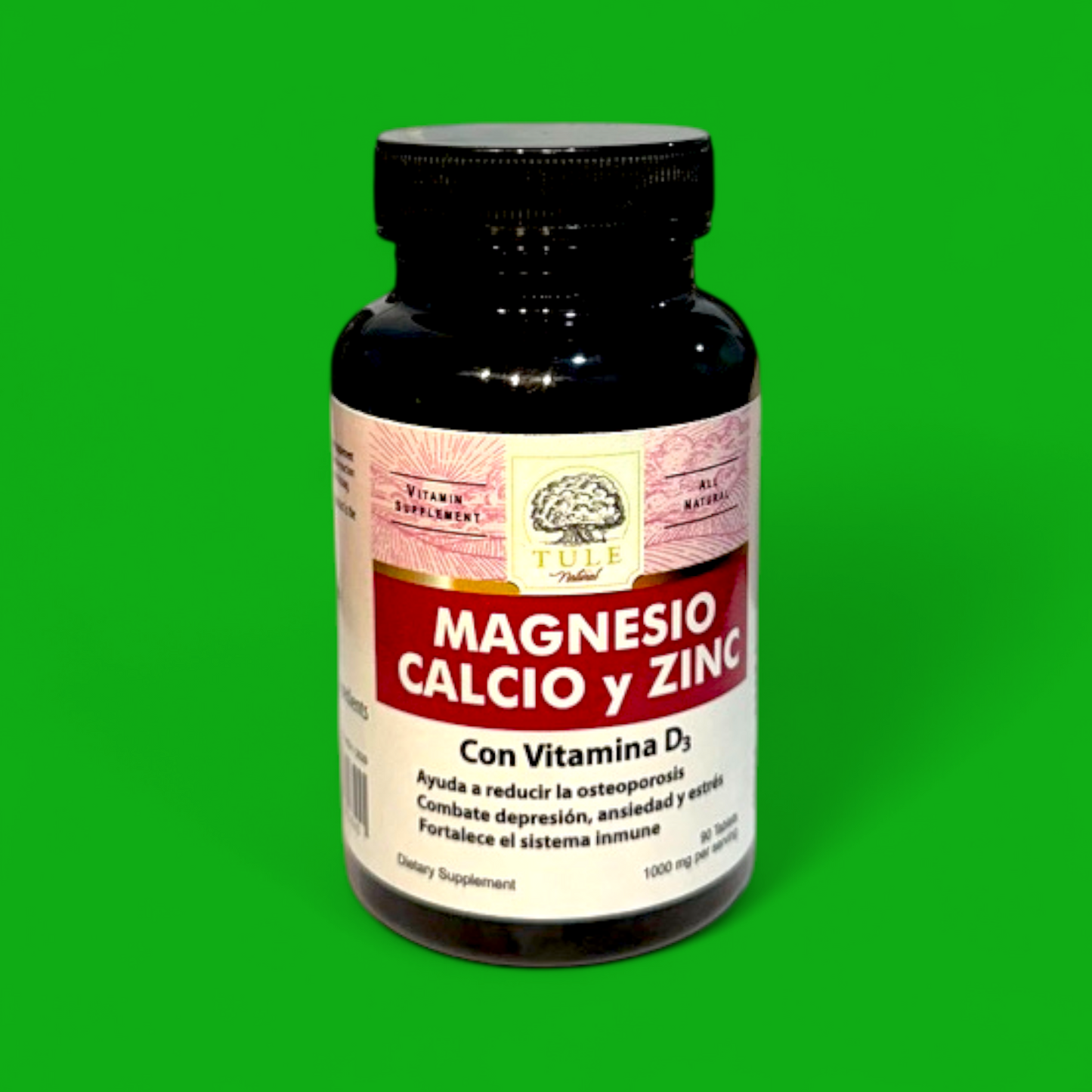 MAGNESIO CALCIO Y ZINC 100 TABLETAS