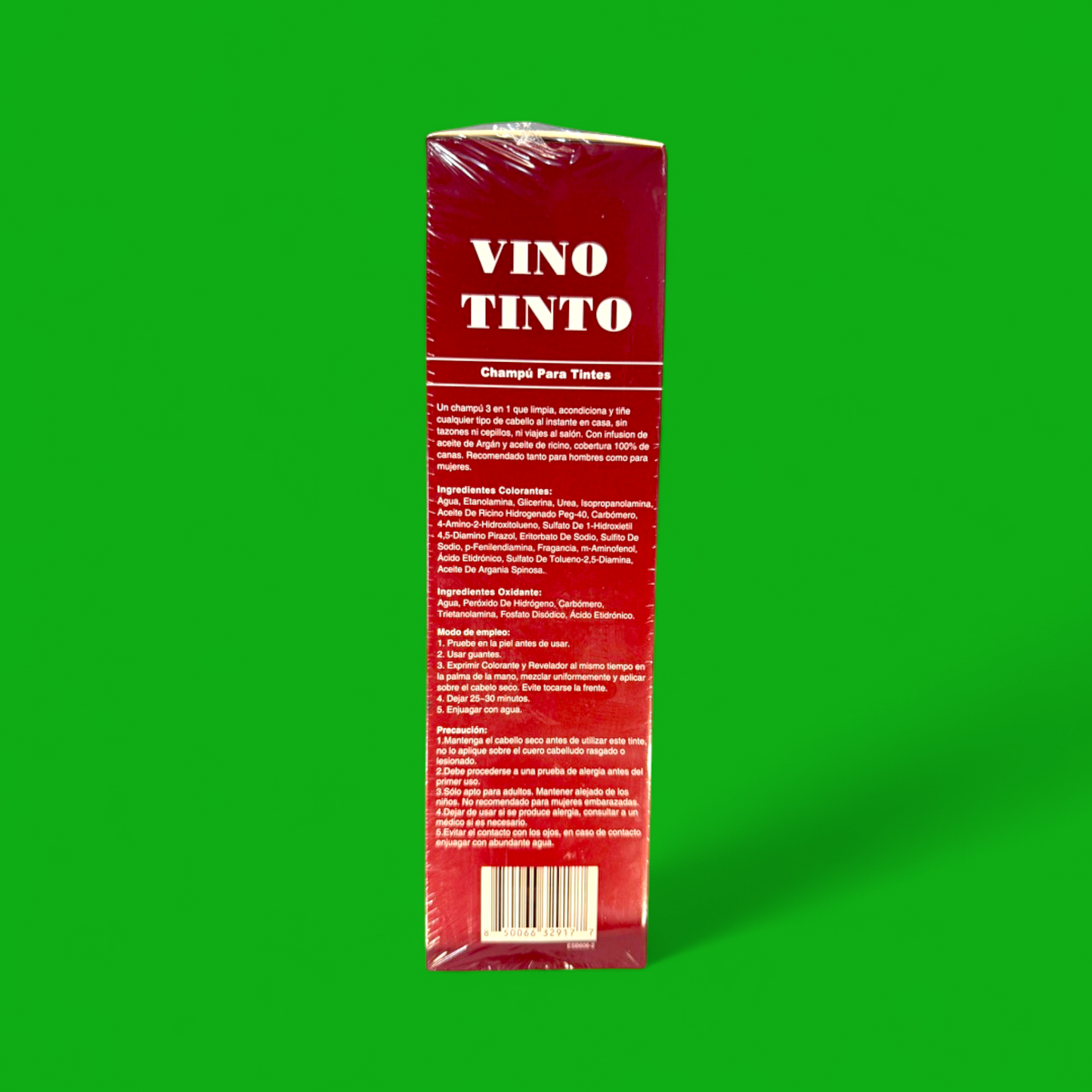 ETERNAL HAIR DYE SHAMPOO WINE RED 400 ML.