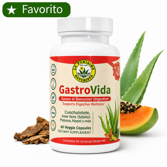 GastroVida Fórmula Herbal para Bienestar Digestivo – 60 Veggie Caps