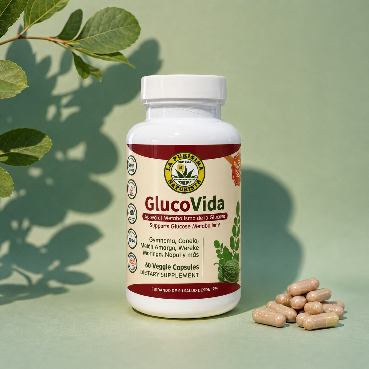 GlucoVida – Bienestar Metabólico 60 Cápsulas