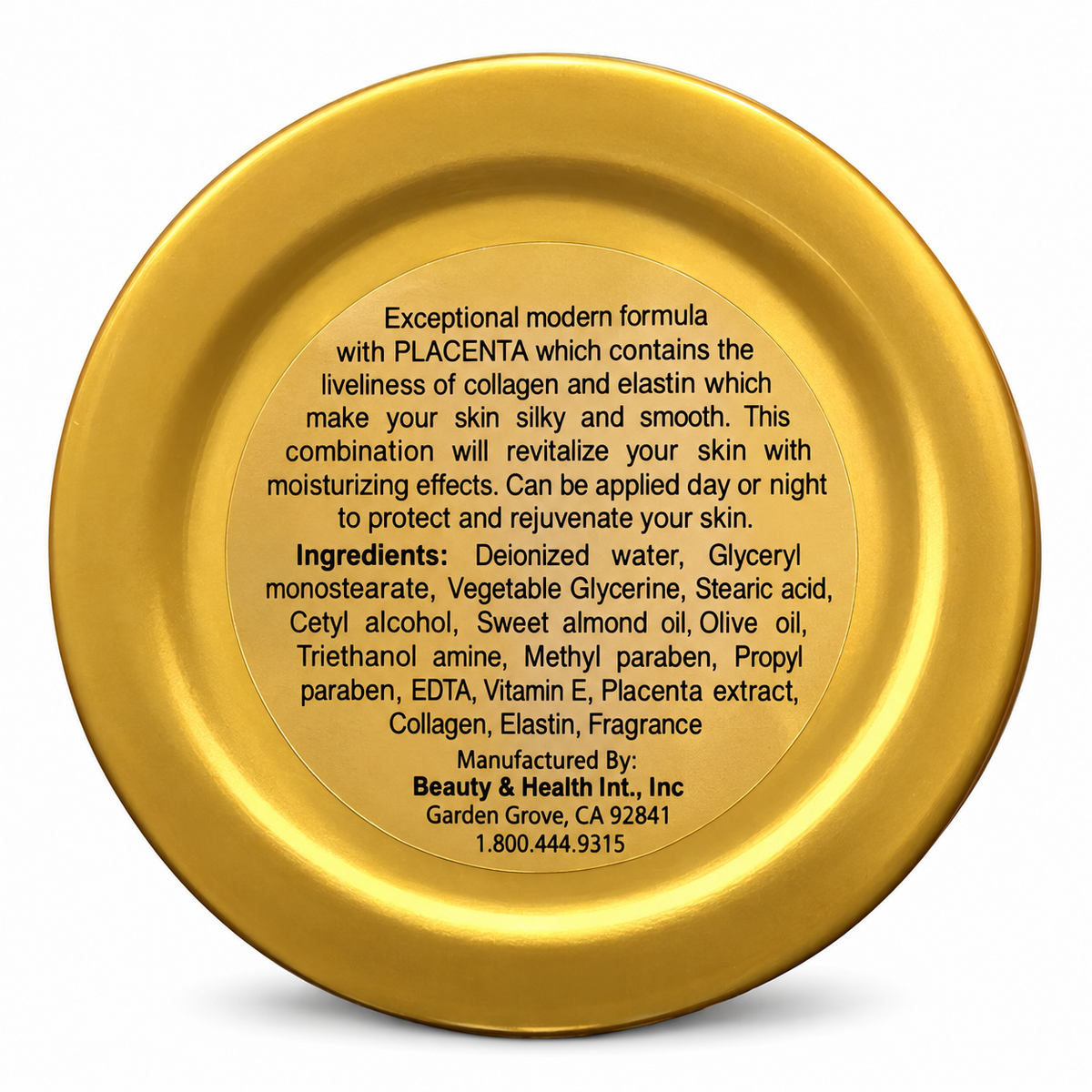 Placenta Gold Moisture Cream 2 oz
