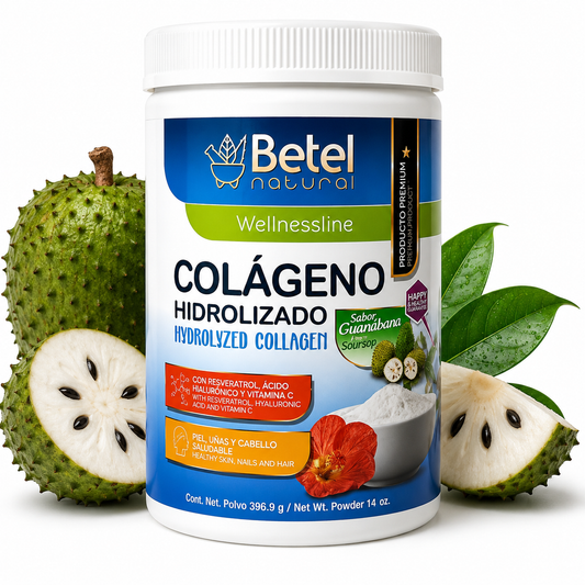 Hydrolyzed Collagen Soursop (Guanábana) Flavor 14 oz – Collagen Supplement