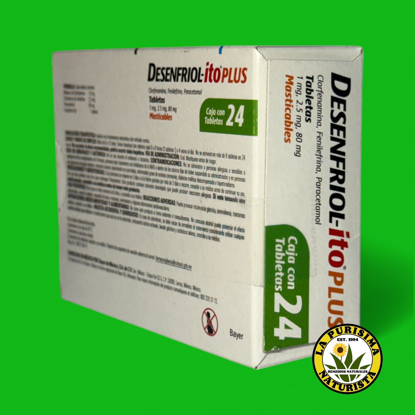 DESENFRIOL-ITO PLUS ANTIGRIPAL KIDS 24 TABLETAS