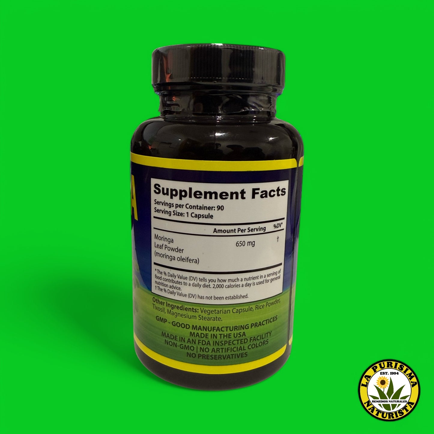 MORINGA ORGANICA 90 CAPSULES