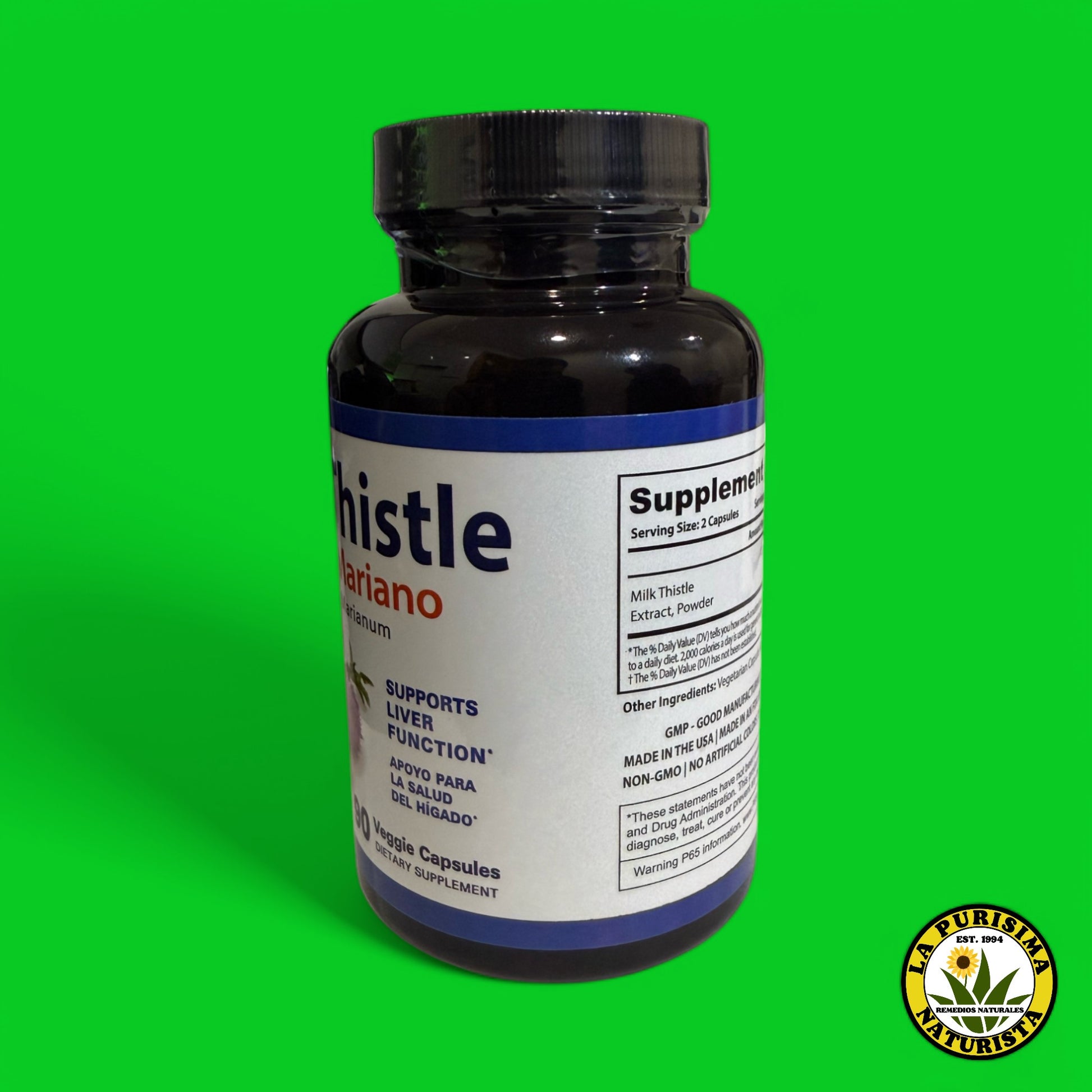 MILK THISTLE CARDO MARIANO CON 90 CAPSULAS