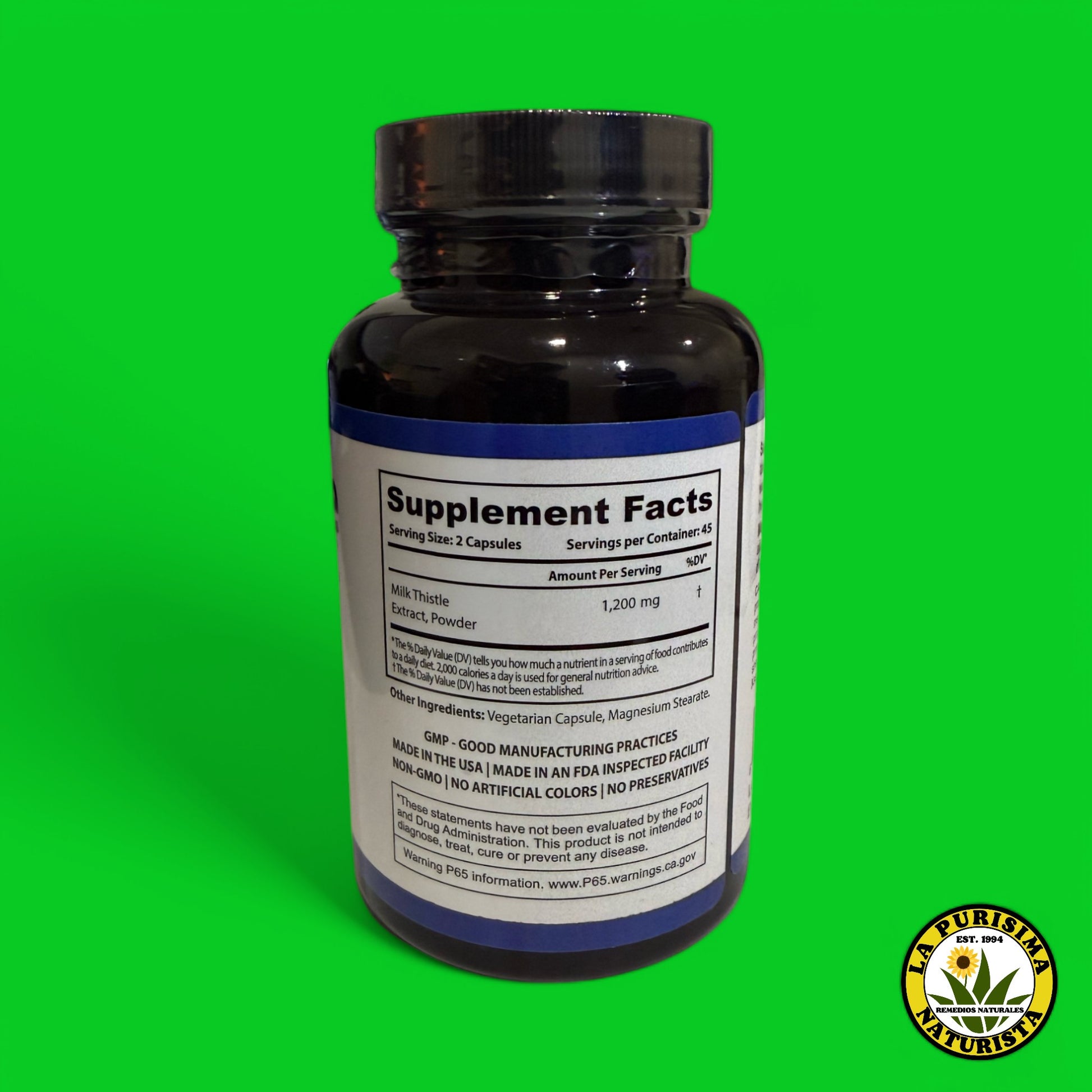 MILK THISTLE CARDO MARIANO CON 90 CAPSULAS