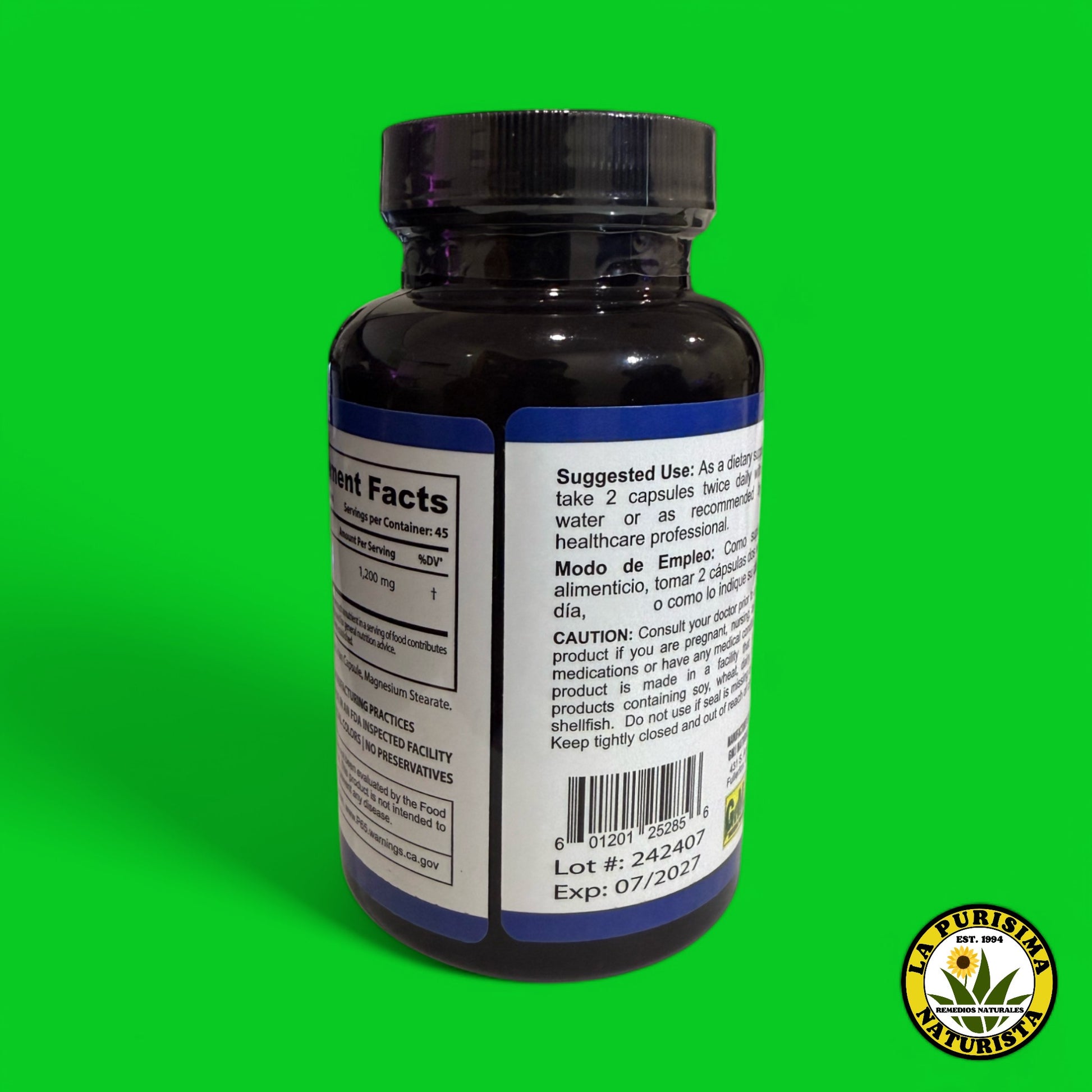 MILK THISTLE CARDO MARIANO CON 90 CAPSULAS