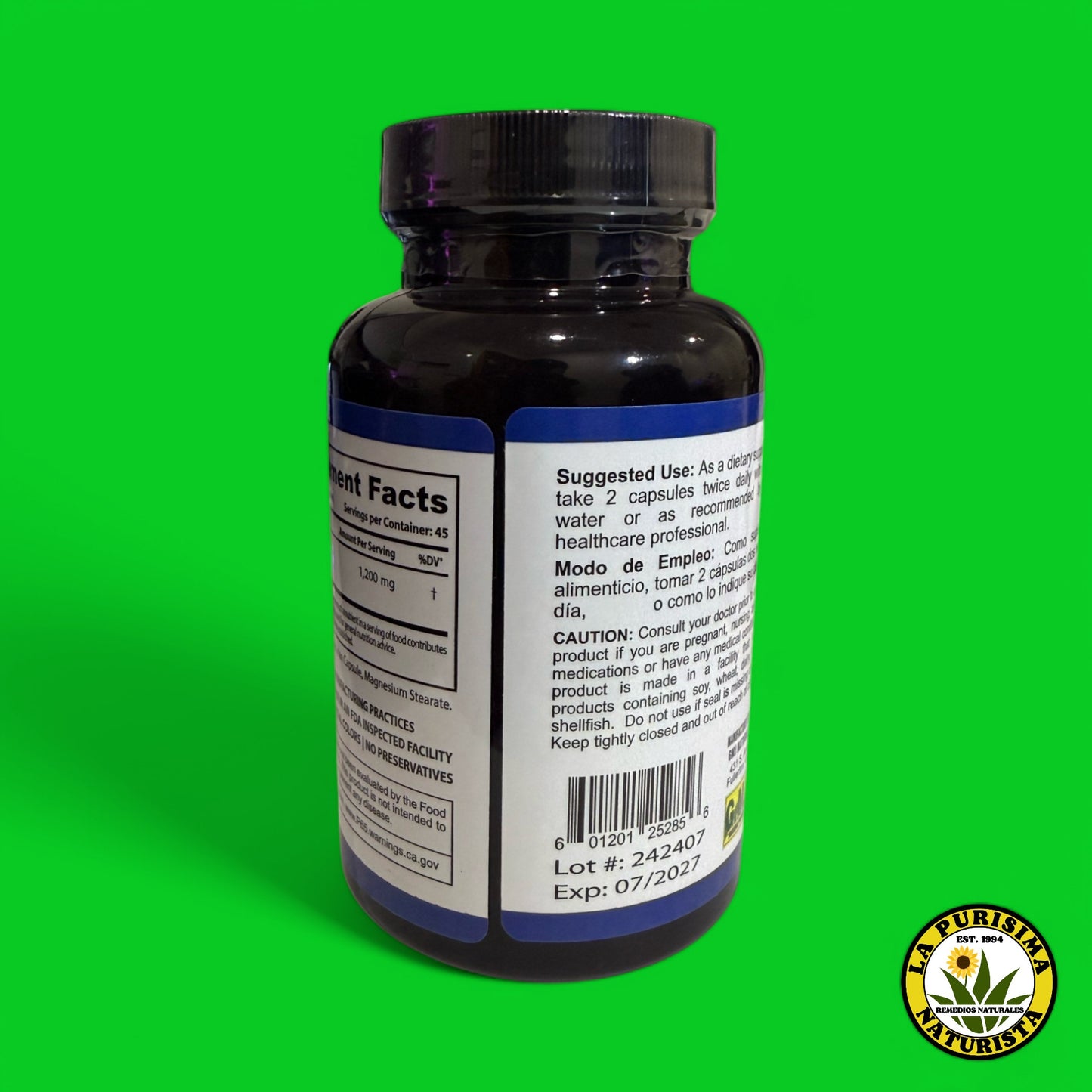 MILK THISTLE CARDO MARIANO CON 90 CAPSULAS