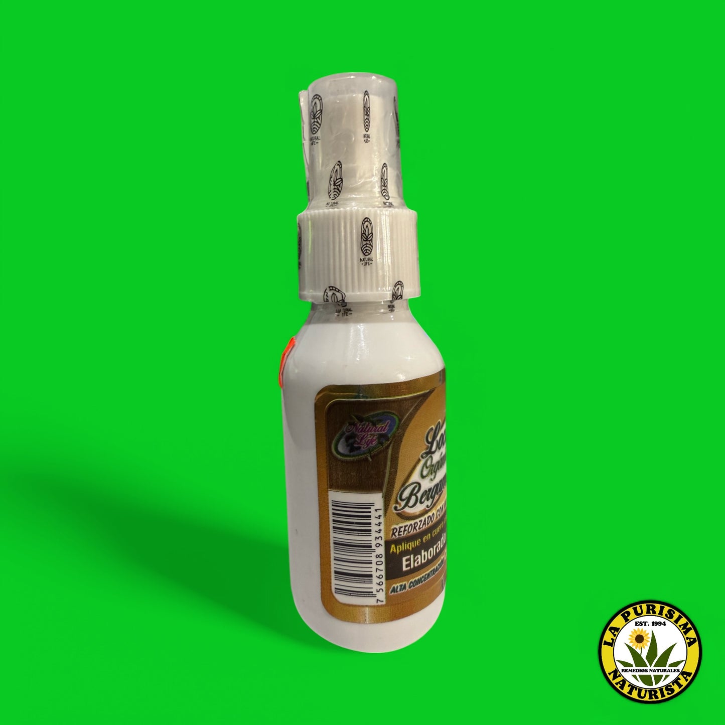 LOCION ORGANICA DE BERGAMOTA CON MINOXIDIL 60 ML (Previene la caída del cabello)