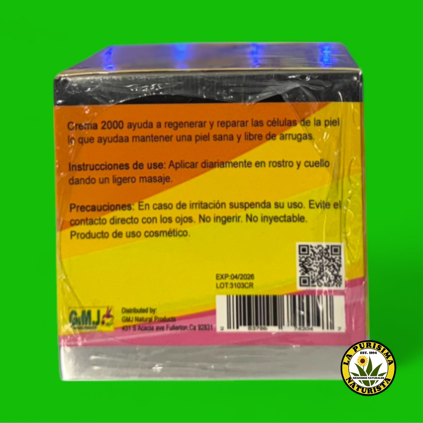 CREMA 2000 FACIAL CREAM CONTENIDO 4 OZ.
