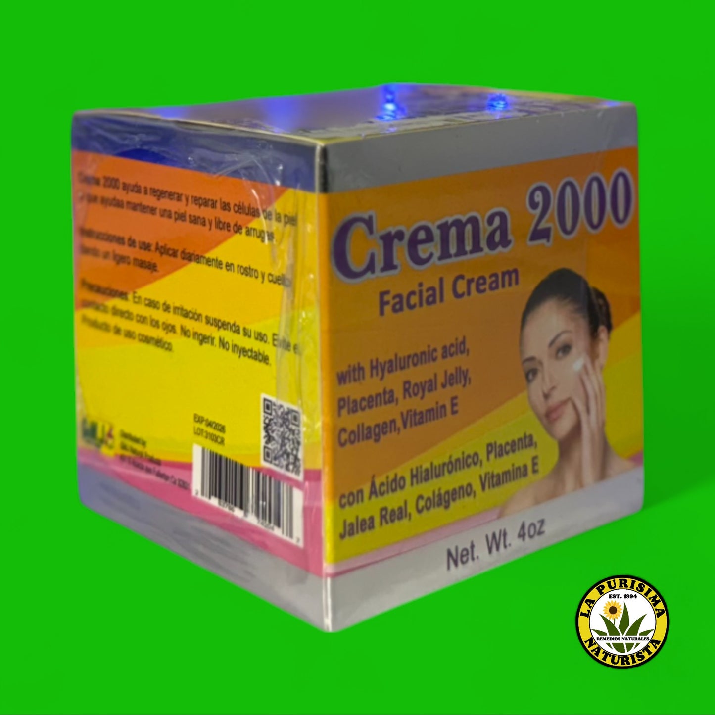 CREMA 2000 FACIAL CREAM CONTENIDO 4 OZ.