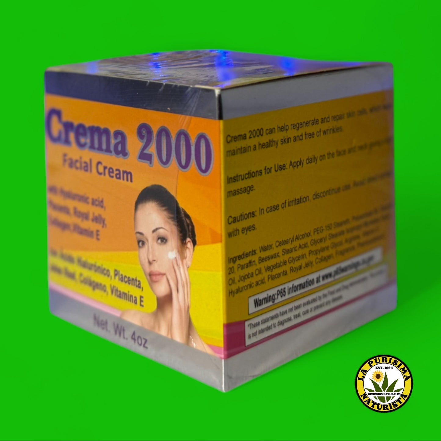 CREMA 2000 FACIAL CREAM CONTENIDO 4 OZ.