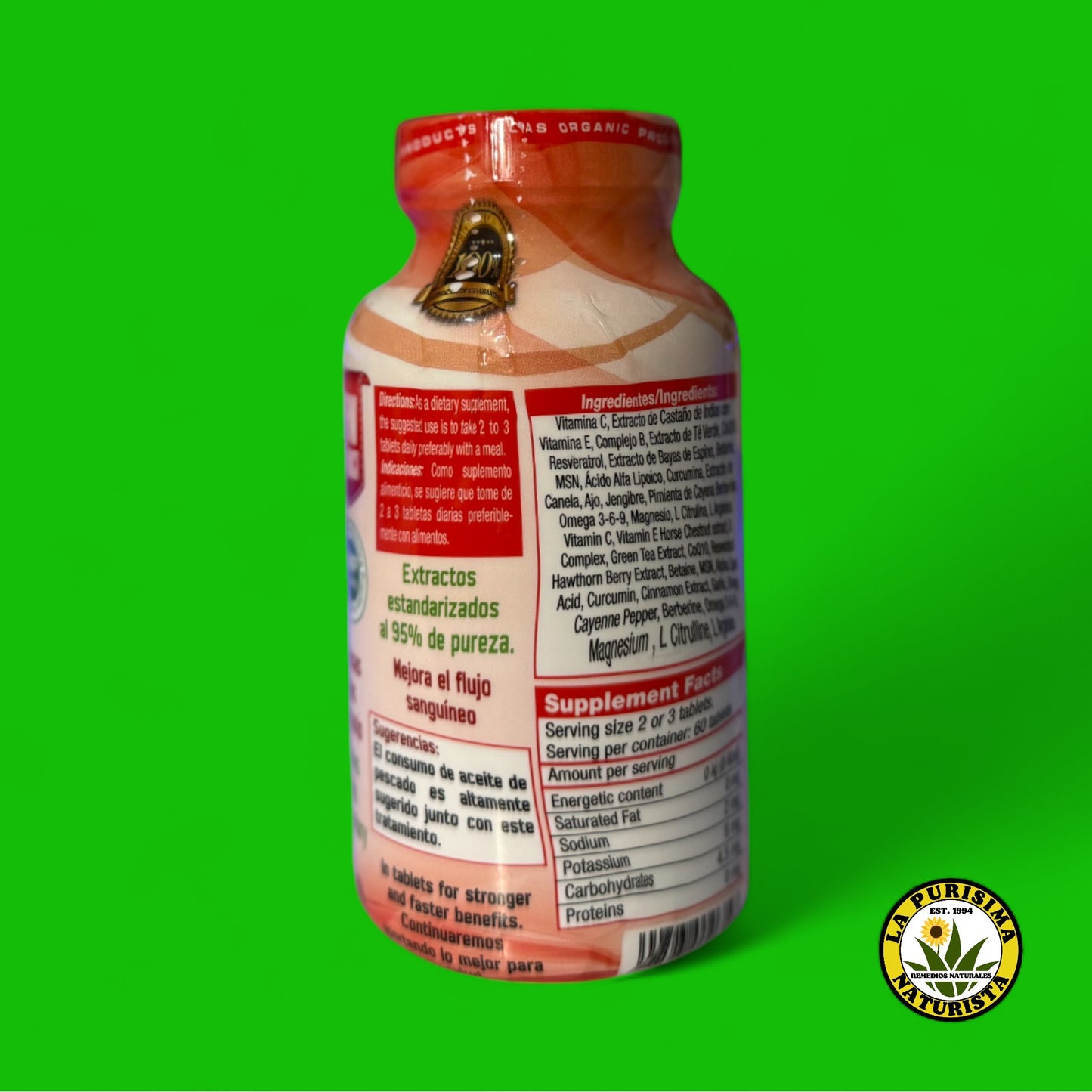 MAXIMA CIRCULACION BUEN CORAZON FORMULA MEJORADA 60 TABLETAS