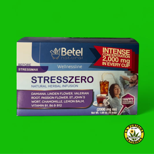 STRESSZERO INFUSION DE HIERBAS NATURALES 24 BOLSITAS DE TE