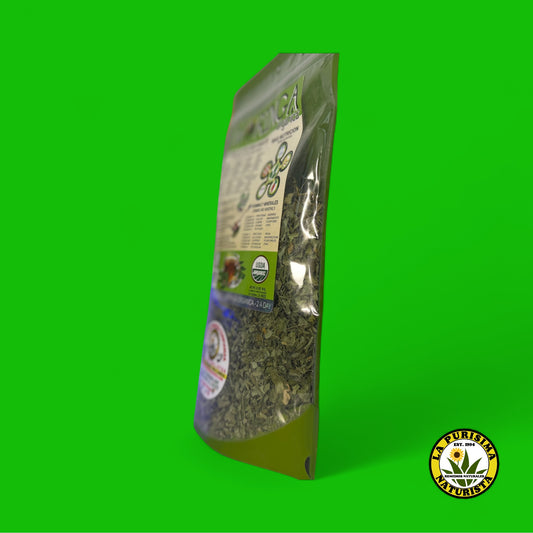 MORINGA ORGANICA (EL ARBOL DE LA VIDA) CON VITAMINAS Y MINERALES (HIERBA PARA HERBIR) CONTENIDO 2.5 OZ (50 GR)