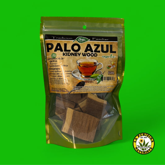 PALO AZUL ORGANICO (KIDNEY WOOD) 100% NATURAL CONT. 4 OZ. (113 GR)