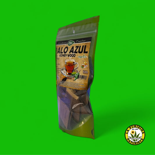 PALO AZUL ORGANICO (KIDNEY WOOD) 100% NATURAL CONT. 4 OZ. (113 GR)