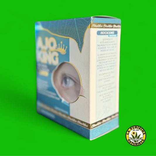 AJO KING MEJORA TU VISION 2 FRASCOS CON 30 CAPS C/U