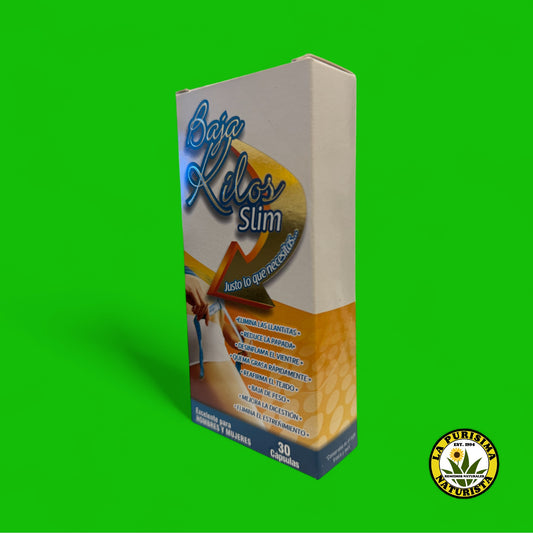 BAJA KILOS SLIM PARA HOMBRES Y MUJERES 30 CAPSULAS