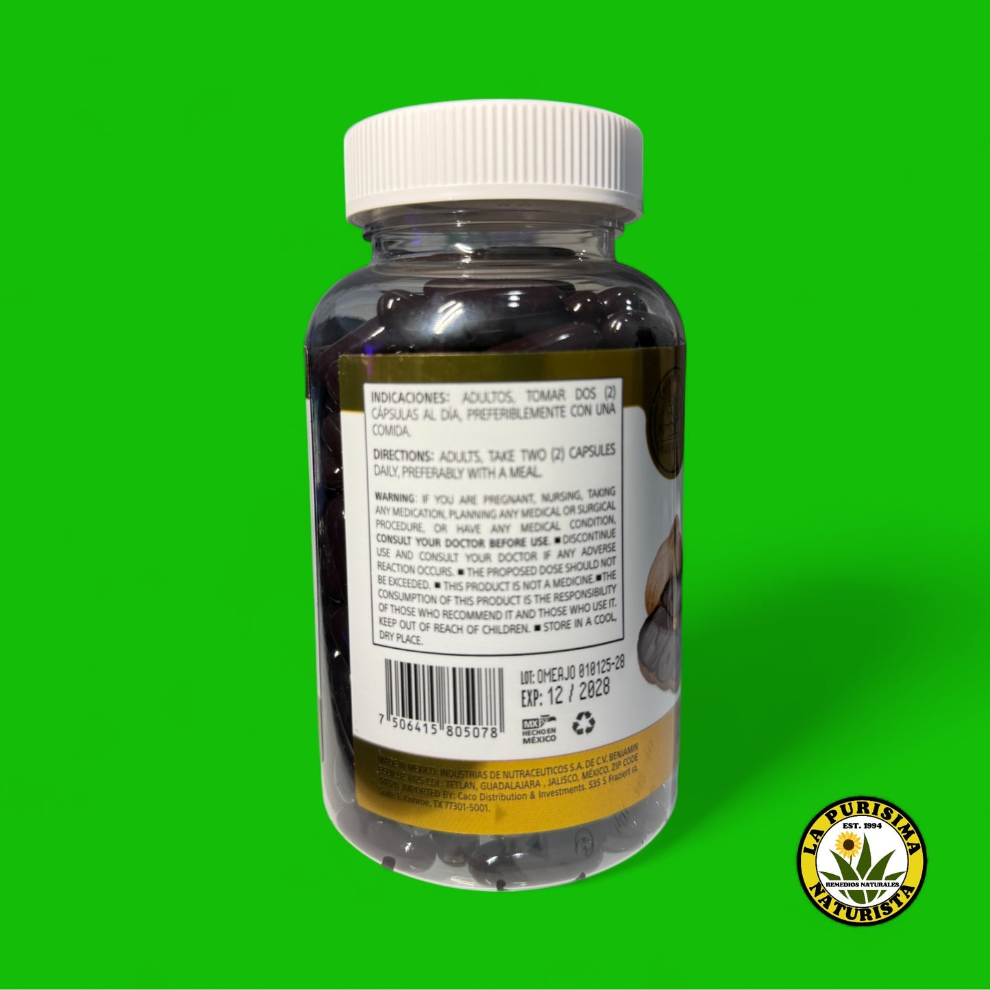 OMEGA 3 CON AJO NEGRO 200 SOFTGELS DE 1000 MG