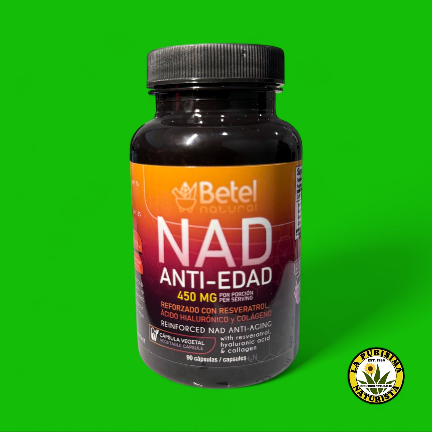 NAD ANTI-EDAD 450 MG CON 90 CAPSULAS