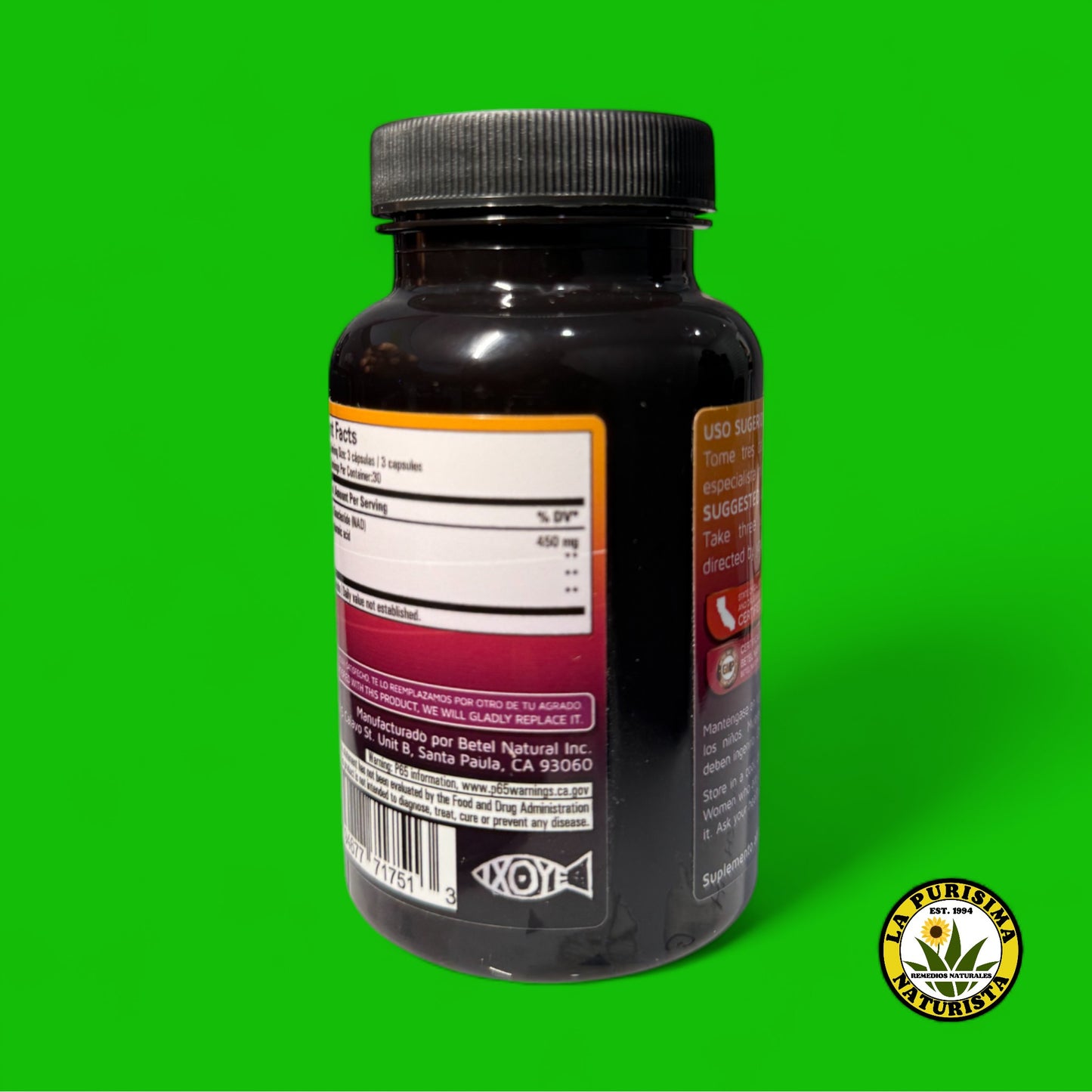 NAD ANTI-EDAD 450 MG CON 90 CAPSULAS