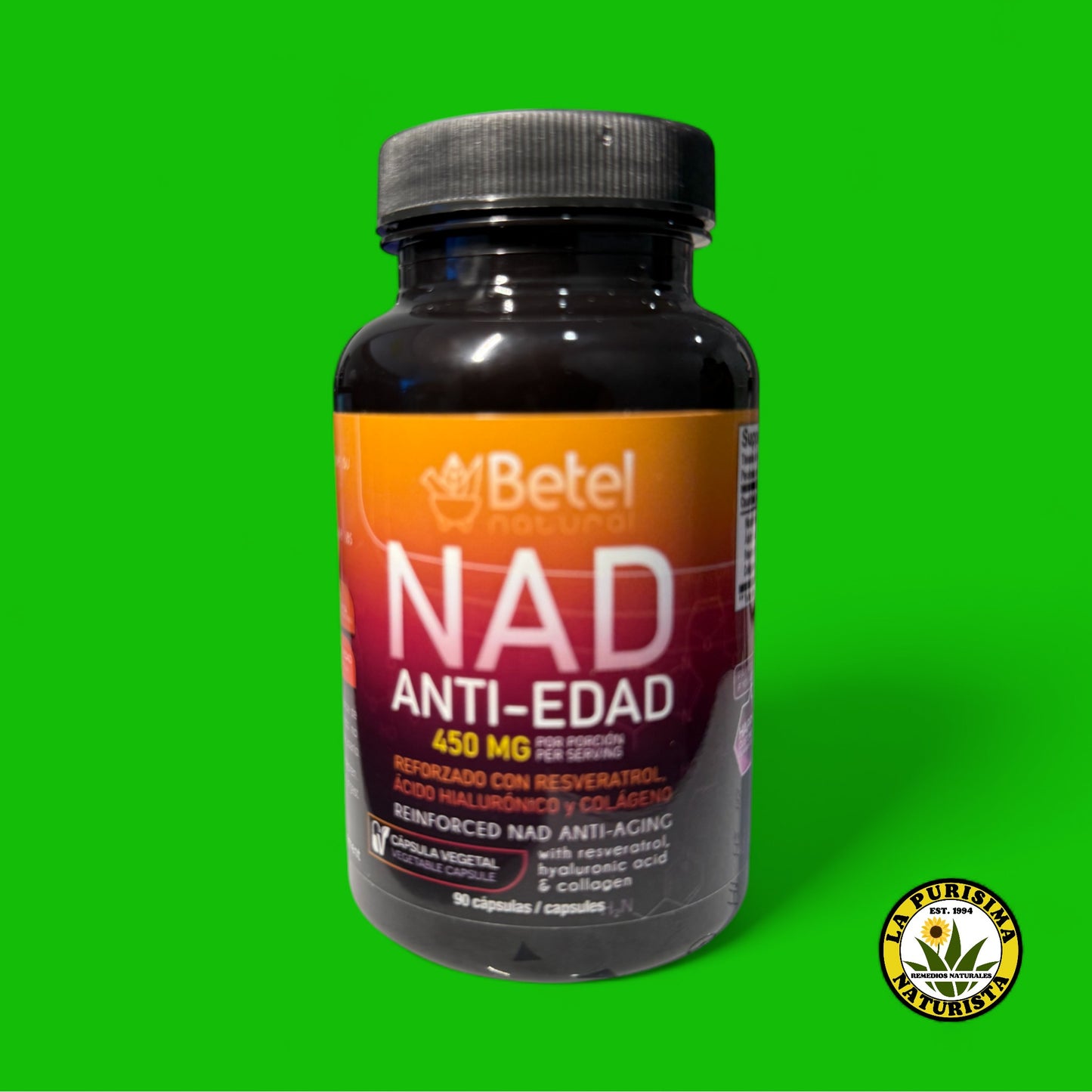 NAD ANTI-EDAD 450 MG CON 90 CAPSULAS