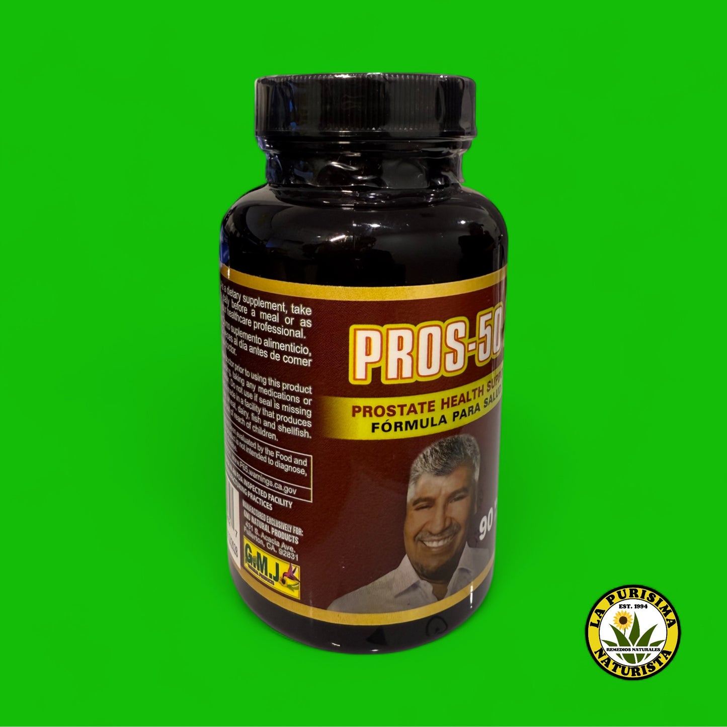 PROS-50 PLUS, FORMULA PARA SALUD DE PROSTATA 90 VEGGIE CAPS