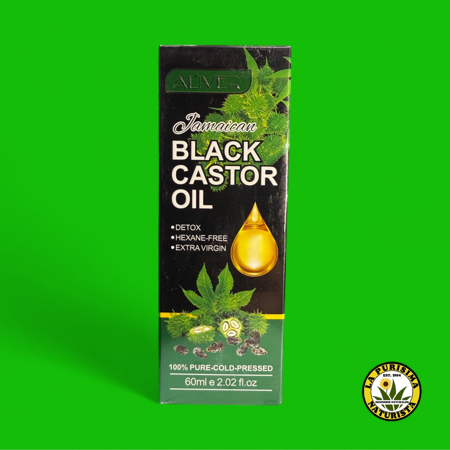 JAMAICAN BLACK CASTOR OIL (ALIVER) 60 ML 2.02 FL.OZ