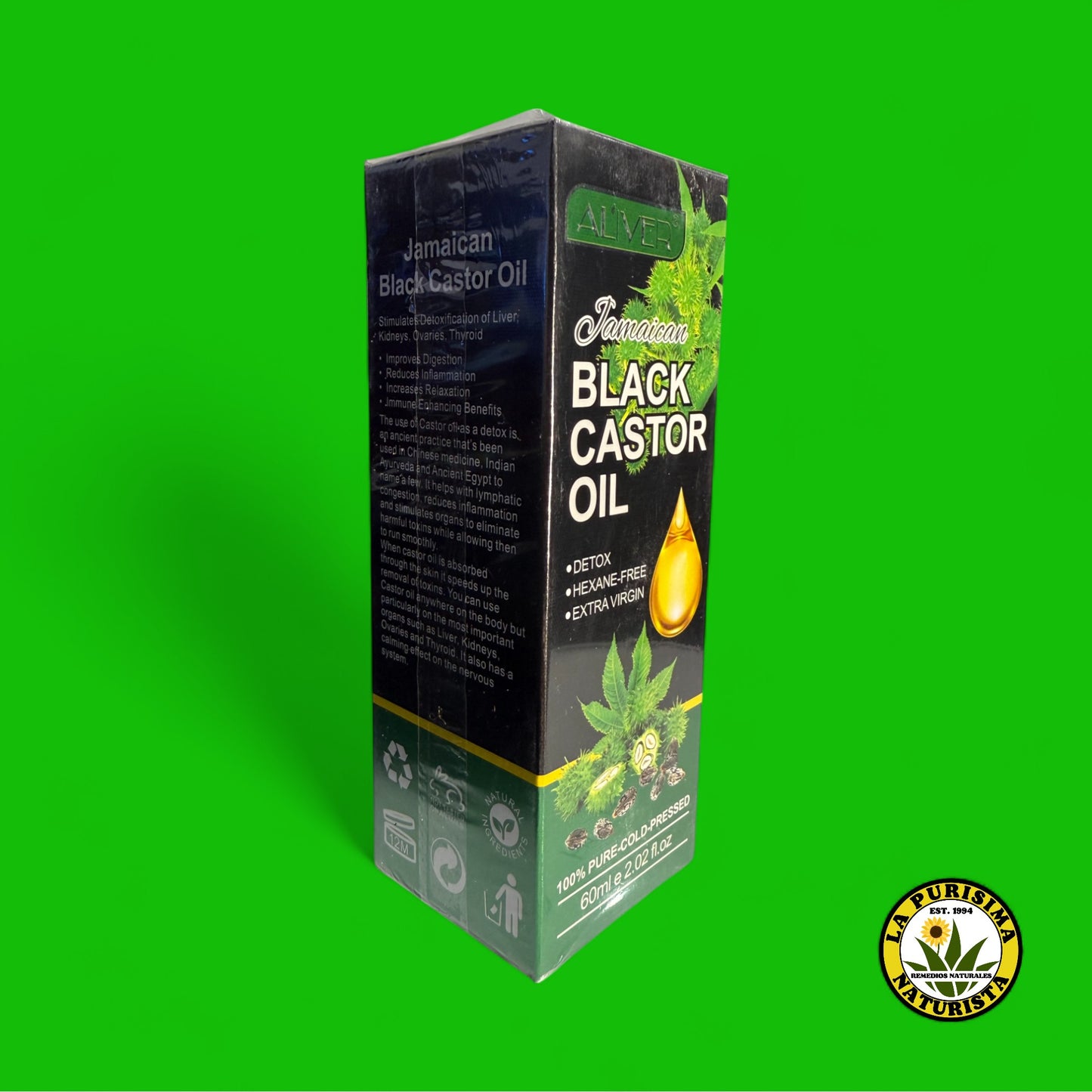 JAMAICAN BLACK CASTOR OIL (ALIVER) 60 ML 2.02 FL.OZ