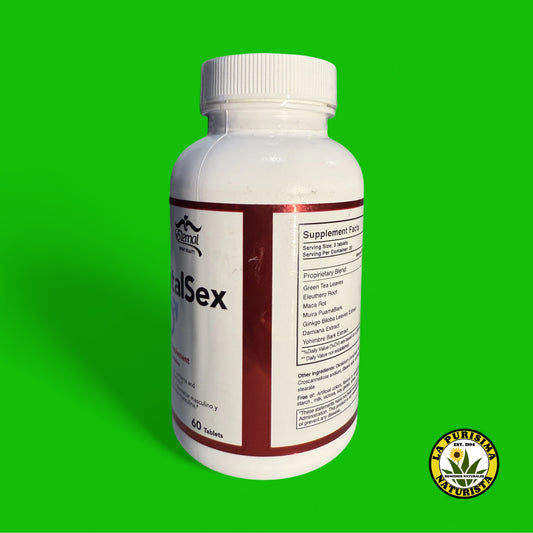 VITAL SEX FAVORECE LA VITALIDAD Y RESISTENCIA MASCULINA 60 TABLETS