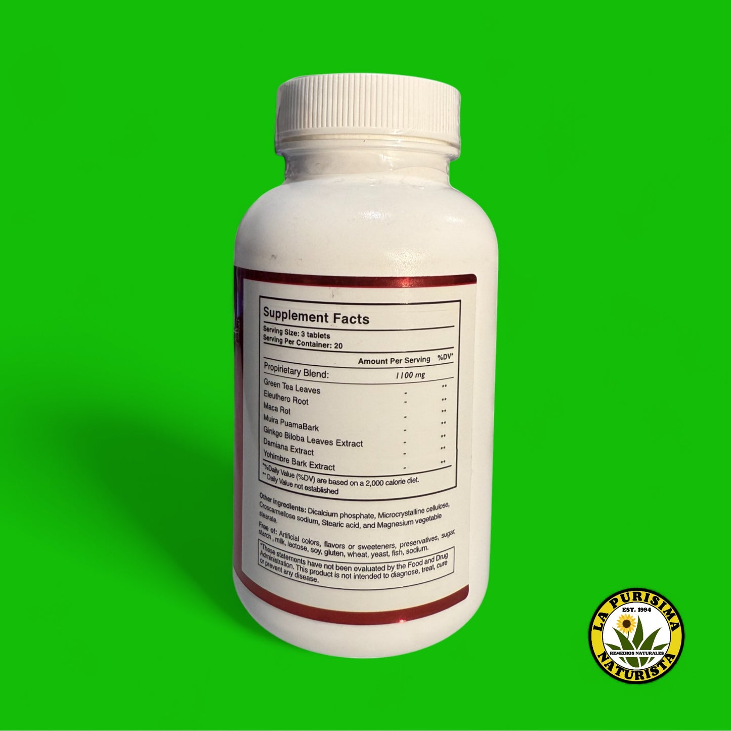 VITAL SEX FAVORECE LA VITALIDAD Y RESISTENCIA MASCULINA 60 TABLETS