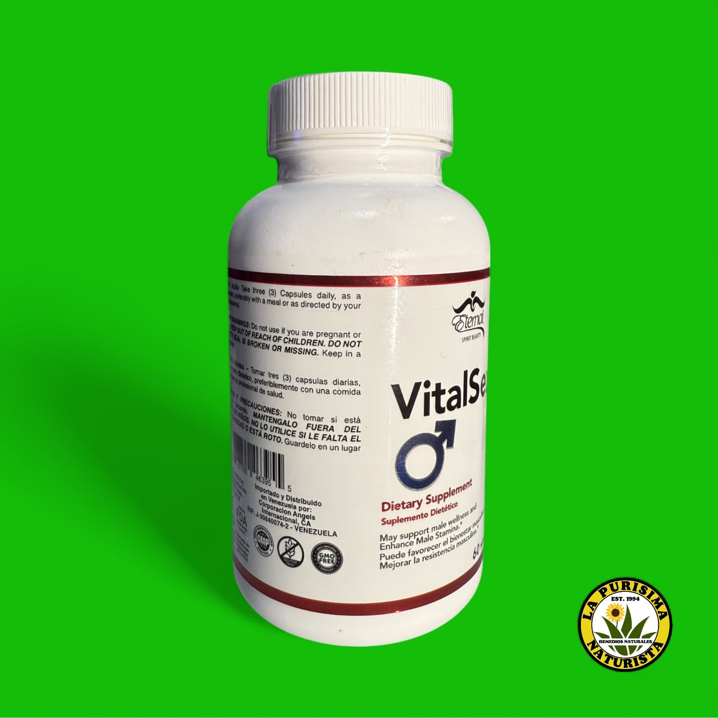 VITAL SEX FAVORECE LA VITALIDAD Y RESISTENCIA MASCULINA 60 TABLETS