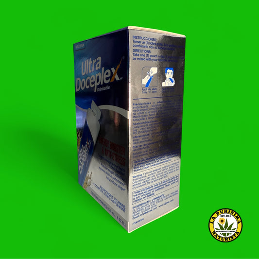 ULTRA DOCEPLEX BEBIBLE, ENERGIZANTE ANTI-ESTRES 12 (10 ML) SOBRES (120 ML / 4 OZ FL)