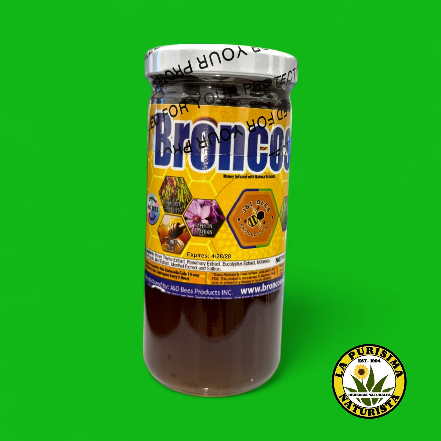 BRONCOSOL PLUS MIEL JARABE 12 OZ