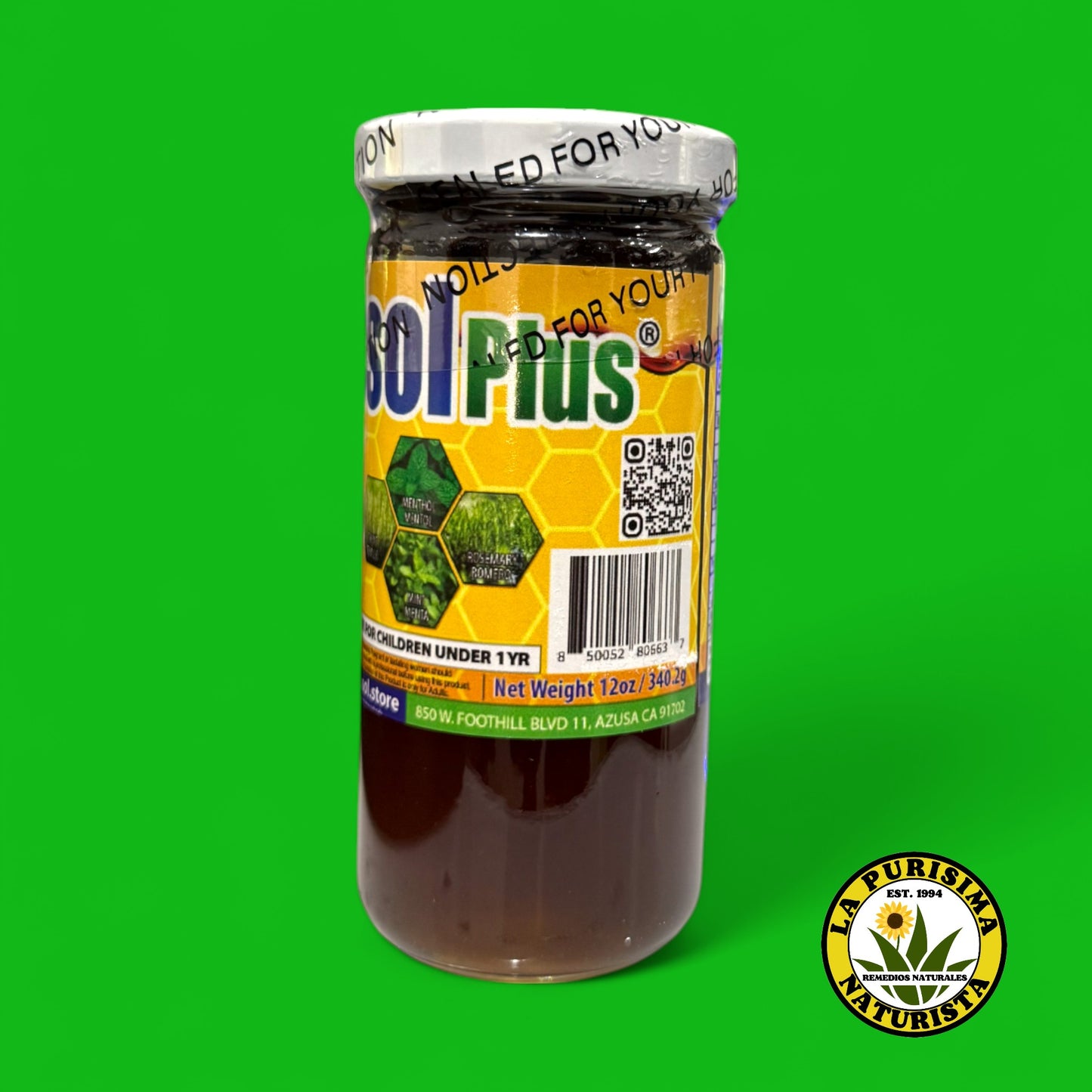 BRONCOSOL PLUS MIEL JARABE 12 OZ