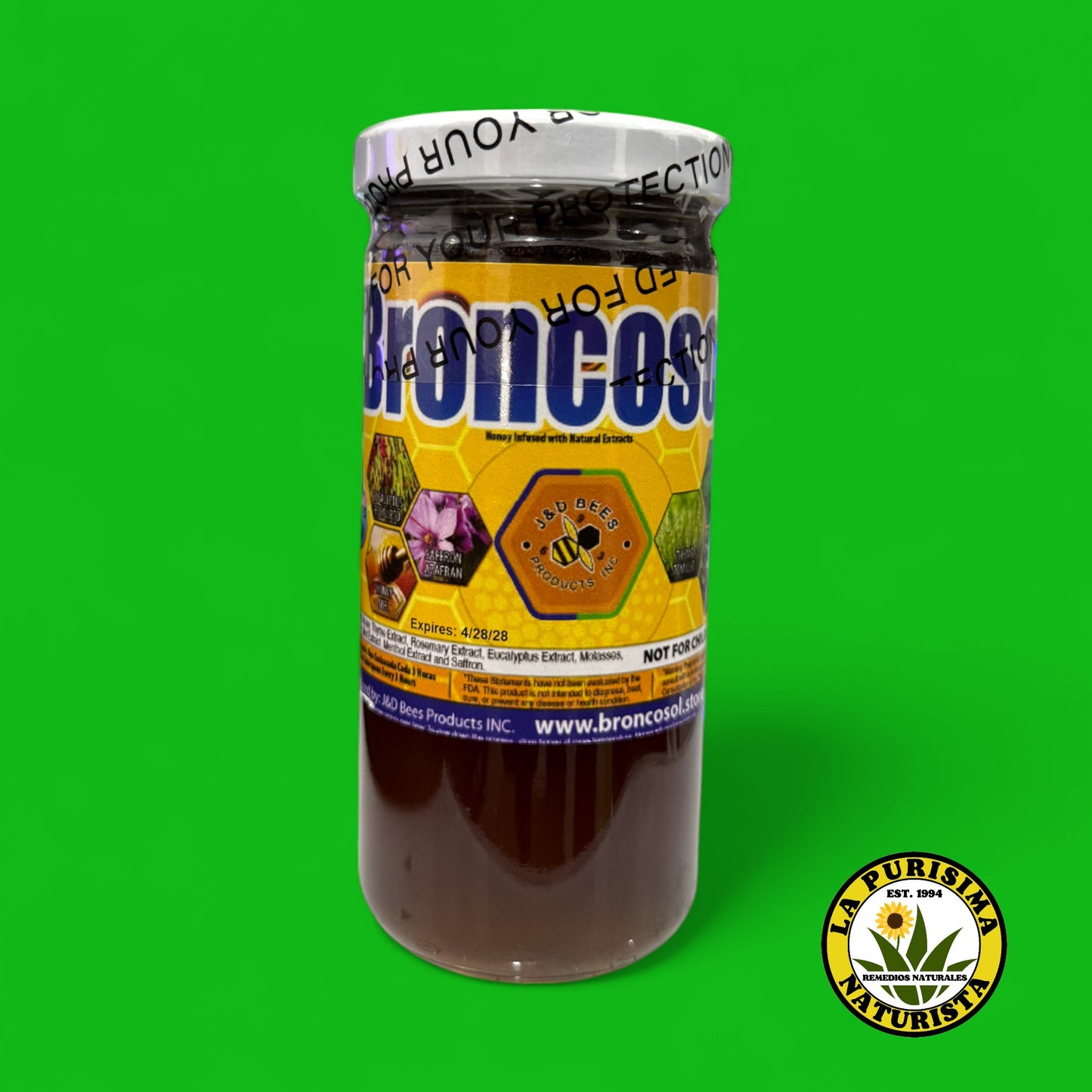 BRONCOSOL PLUS MIEL JARABE 12 OZ