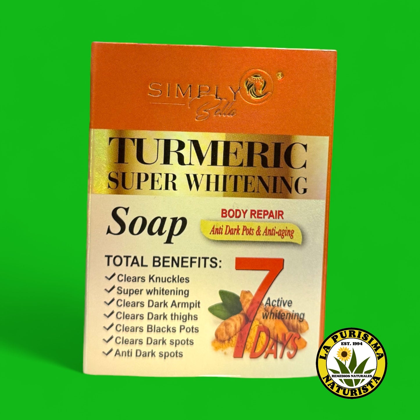 TURMERIC SUPER WHITENING SOAP 100 GR