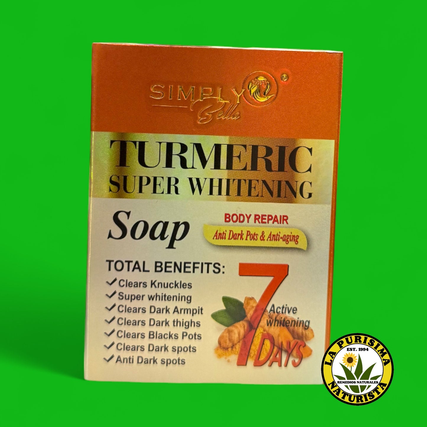 TURMERIC SUPER WHITENING SOAP 100 GR
